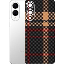 Kapps Samsung Galaxy S25 Edge ile Uyumlu Rainbow Serisi Premium Arka Kapak Kaplama(Kenarlar Yoktur!)