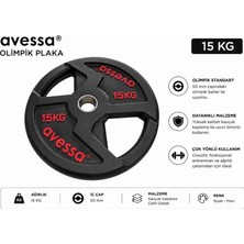 Avessa OP-15KG Olimpik Plaka 15 kg