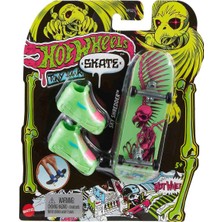 Hot Wheels Skate Neon Temalı Parmak Kaykay ve Ayakkabı Paketi Sky Shredder HPG28