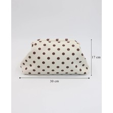 Laletto Bags Kadın Puantiyeli Clutch Çanta