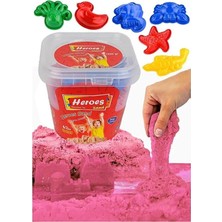 Heroes Kovalı Kinetik Kum ve Kalıplar 1000 gr