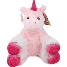 Pembe Boynuzlu Unicorn Peluş 20 cm