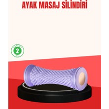 Ayak Masaj Silindiri Derin Doku Masajı Kirpi Topu Akupunktur Etkili - NEXORA4628-4476