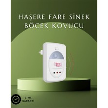 Ultrasonik Ses Dalgalarıyla Kimyasalsız Fare ve Böcek Kovucu Cihaz - NEXORA1648-9310
