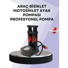 Basınç Saatli Ayak Pompası Bisiklet ve Araç Uyumlu - NEXORA5378-5544