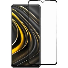 Xiaomi Poco M3 Full Glue Tempered Full Cam Ekran KORUYUCU-(5775) - NEXORA4843-3587