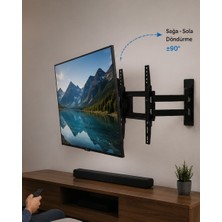 LCD LED Tv Duvar Aparatı Çift Kollu Hareketli Askı Sistemi - NEXORA3463-1084