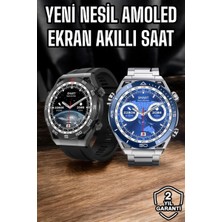 Akıllı Saat Yeni Nesil 2024 Model Metal Kordonlu Bluetooth Bağlantılı - NEXORA8623-6817