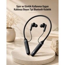 Kablosuz Boyun Tipi Bluetooth Kulaklık Mikrofonlu Spor ve Günlük Kullanıma Uygun - NEXORA2534-5