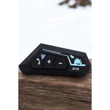 Interkom Intercom Kask Kulaklık BT22 Bluetooth Motosiklet Kulaklık 5.0 Bluetooth - NEXORA6016-26