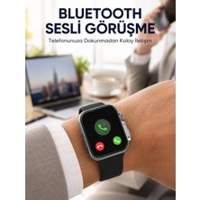 RS12 Pro+ Titanyum Kasa Akıllı Saat – Uyku ve Nabız Takibi Suya Dayanıklı Blu - NEXORA8748-3