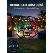 Şarjlı Futbol Topu Tasarımlı Mini Drone LED Aydınlatmalı Akıllı - NEXORA3880-4821