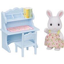 Sylvanian Families Kar Tavşanı Kız ve Çalışma Masası