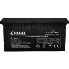 Tsm Hegel Lifepo4 Lityum Akü 25.6V 150AH 3840WH Bluetooth'lu