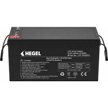 Tsm Hegel Lifepo4 Lityum Akü 25.6V 200AH
