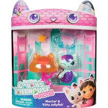 Gabby's Dollhouse Gabby’s Dollhouse 2’li Figür Paketi Mercat ve Kitty Jellyfish