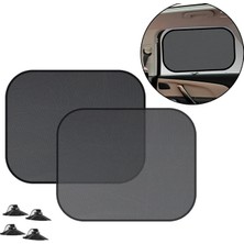 Ally Araç Oto Yan Cam Vantuzlu Güneşlik Kalkan 2 Adet 36X44CM-(5775) - NEXORA1357-8269