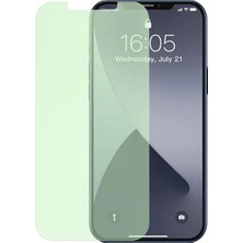 Baseus Iphone 12 Pro Max 6.7 0.30MM Full Tempered Cam Ekran Koruyucu 2set Anti-Blue - NEXORA8073-6