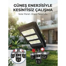 Solar Panelli Akıllı Güvenlik Kamerası LED Projektörlü - NEXORA2634-7899