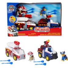 Paw Patrol Fire Rescue Roll & Rescue Görev Araçları ve 2’li Figür Seti