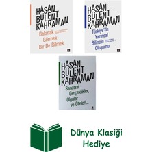 Kapı Yayınları Hasan Bülent Kahraman 3 Kitap Seti + Dünya Klasiği Hediye