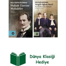 Vakıfbank Kültür Yayınları Rıza Tevfik Bölükbaşı 2 Kitap Seti + Dünya Klasiği Hediye