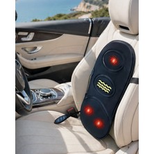 Ev Ofis Araç Için Masaj Minderi Isıtmalı Çok Modlu Rahatlatıcı Sırt Desteğ - NEXORA8645-8