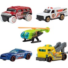 Hot Focus Hot Wheels Beşli Araba Seti Priority Patrol JKG09