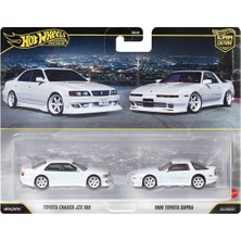 Hot Wheels 2'li̇ Premi̇um Araba Seti Toyota Chaser Jzx 100 ve 1989 Toyota Supra JHW57