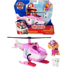 Paw Patrol Fire Rescue Figür ve Kurtarma Aracı Skye