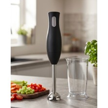 El Blenderı Paslanmaz Çelik Metal Ayaklı Ergonomik Tasarımlı Mutfak Blender - NEXORA2930-6730