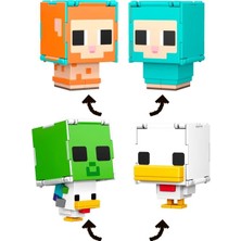 Minecraft Flipping 2'si 1 Arada Figür Zombie Chicken Jockey + Chicken JPN14