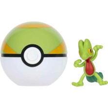 Pokemon Cıip 'n' Go Figür S3 Treecko ve Nest Ball