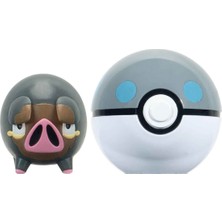 Pokemon Cıip N Go Figür Lechonk ve Heavy Ball
