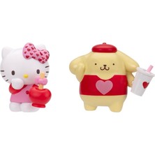 Hello Kitty Kalpten Kalbe 2’li Figür Seti Hello Kitty - Pompompurin