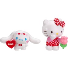 Hello Kitty Kalpten Kalbe 2'li Figür Seti Hello Kitty - Cinnamoroll