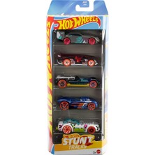 Hot Wheels Beşli Araba Seti Stunt Tracks JKG07