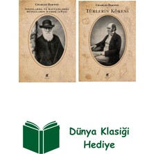 Ayrıntı Yayınları Charles Darwin 2 Kitap Seti + Dünya Klasiği Hediye