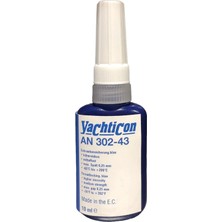 Yachticon - Orta Mukavemetli Vida Dişi Kenetleyici Sabitleyici (10 Ml): Titreşim Nedeniyle Gevşeyen Vidalarınıza Son, Güvenli Marin Kilitleme!