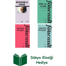 Ayrıntı Yayınları Michel Foucault 4 Kitap Seti + Dünya Klasiği Hediye