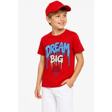 Dream Big %100 Pamuk Premium Kalite Erkek Çocuk Tişörtü
