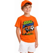 Goal Machine %100 Pamuk Premium Kalite Erkek Çocuk Tişörtü