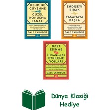 Olimpos Yayınları Dale Carnegie 3 Kitap Seti + Dünya Klasiği Hediye