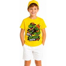 Roar Mode On %100 Pamuk Premium Kalite Erkek Çocuk Tişörtü