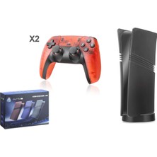Hadron Gs5 Ultra Retro Oyun Konsolu Ps2, Psp, Ps1 128 GB Çift Gamepad Siyah Renk