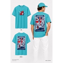 London %100 Pamuk Heavy Cotton Premium Kalite Unisex Tişört