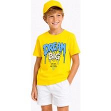 Dream Big %100 Pamuk Premium Kalite Erkek Çocuk Tişörtü