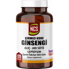 Ncs Kırmızı Kore Ginsengi Alıç Arı Sütü Lepidyum 120 Tablet
