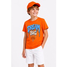 Dream Big %100 Pamuk Premium Kalite Erkek Çocuk Tişörtü