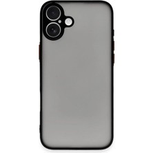 Royaleks Apple Iphone 16 Kılıf Montreal Silikon Kapak - Siyah